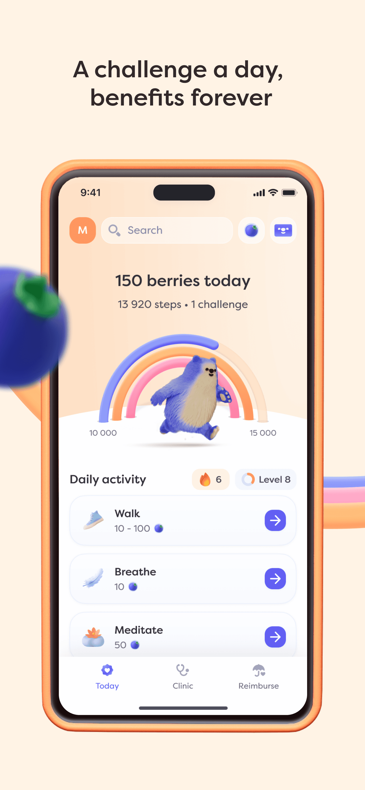 Alan App Store screenshot style