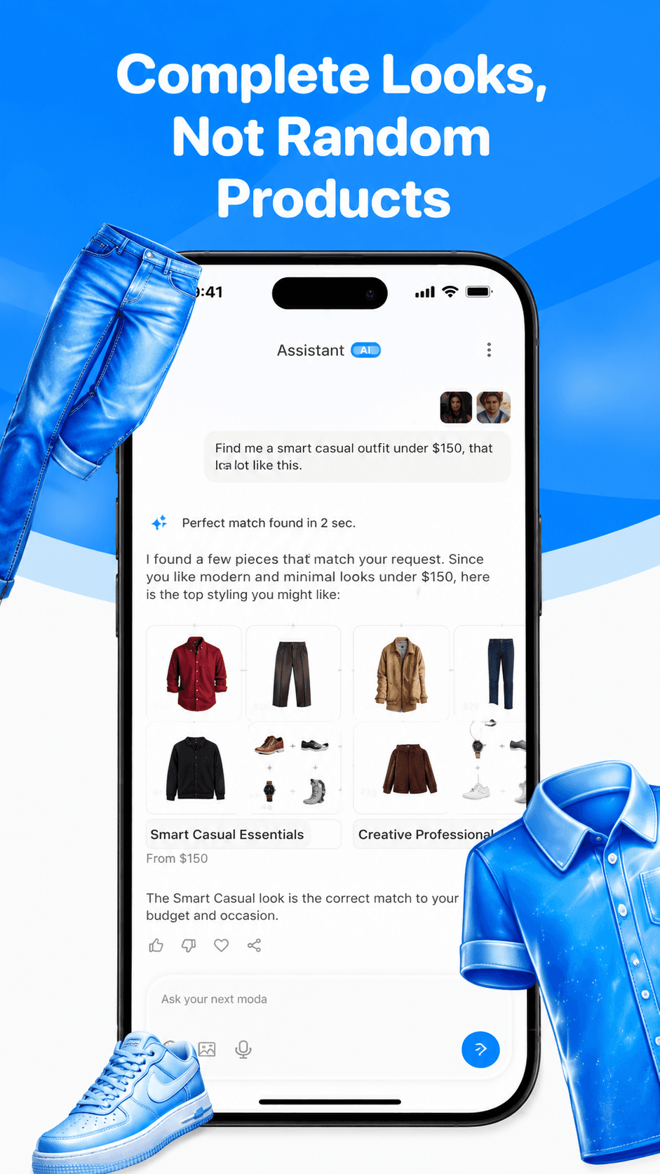 Alta App Store screenshot style