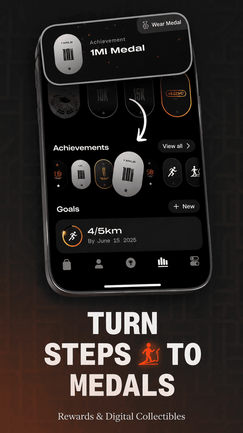 AnyDistance App Store screenshot style