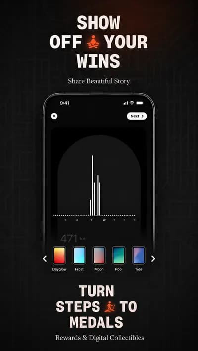 AnyDistance screenshot style