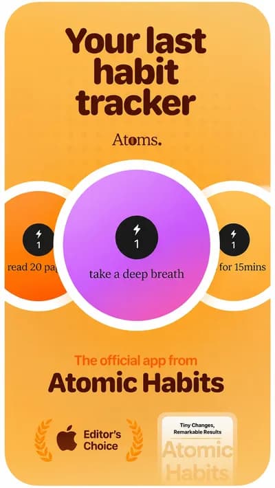 Atoms screenshot style