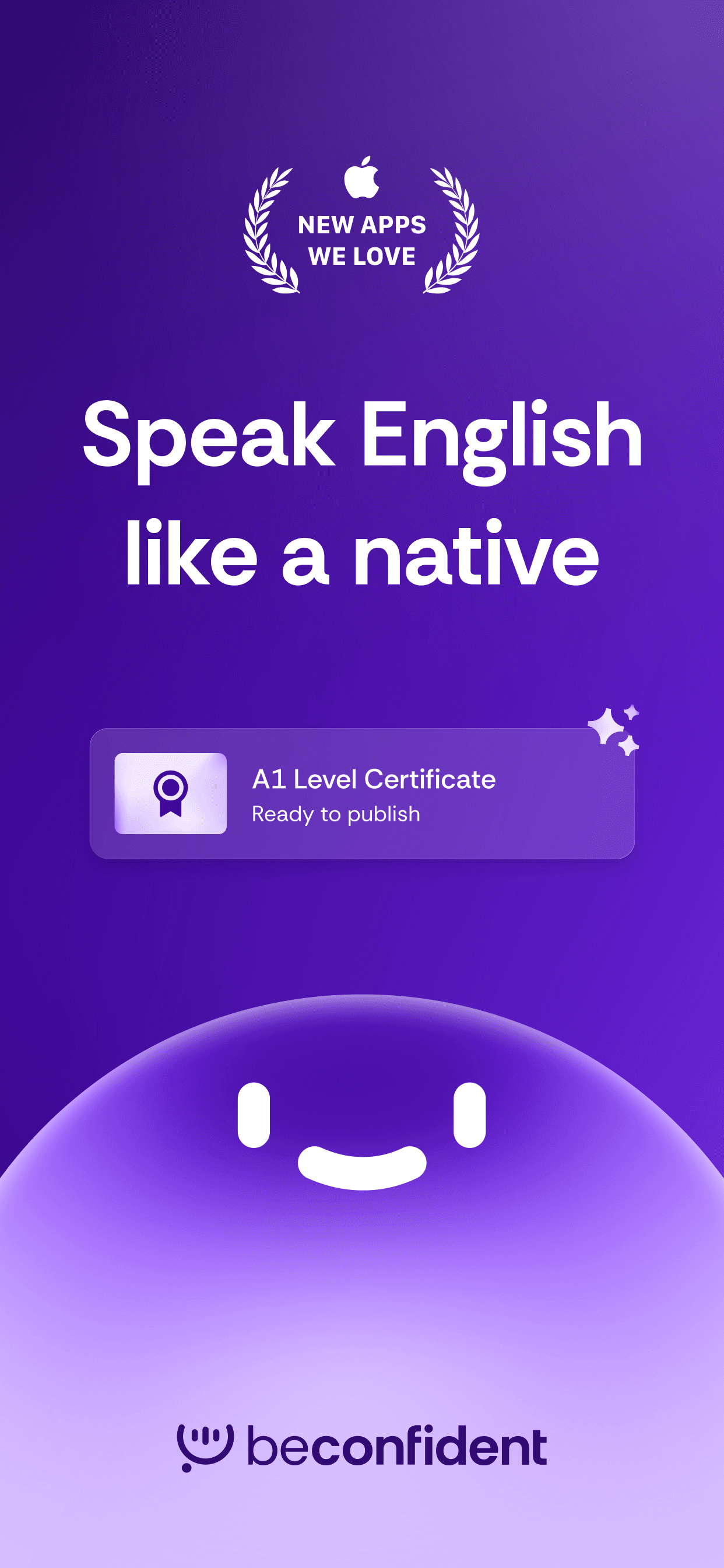 BeConfident App Store screenshot style