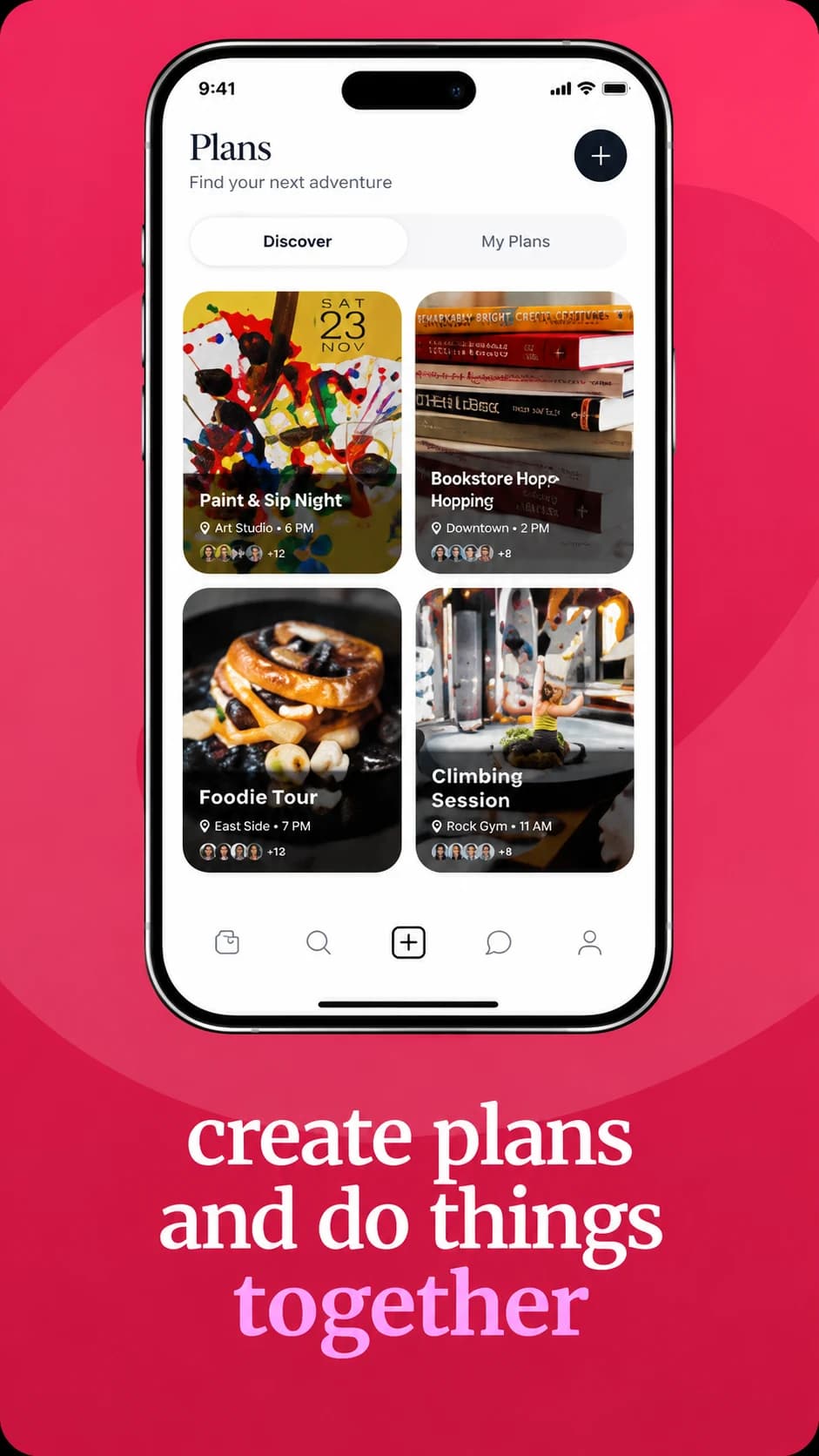 Befriend App Store screenshot style