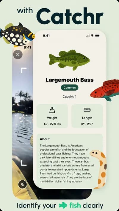 Fish ID screenshot style