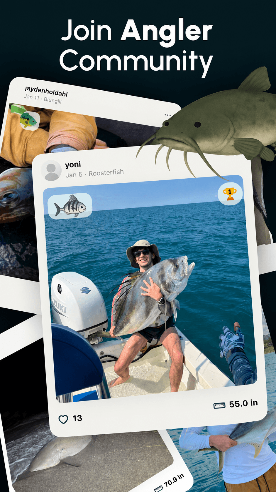 Fish ID App Store screenshot style