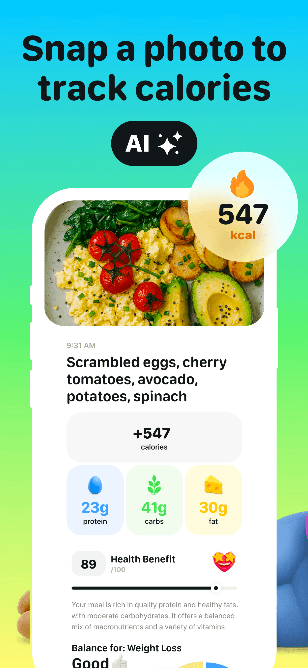 FoodLlama App Store screenshot style