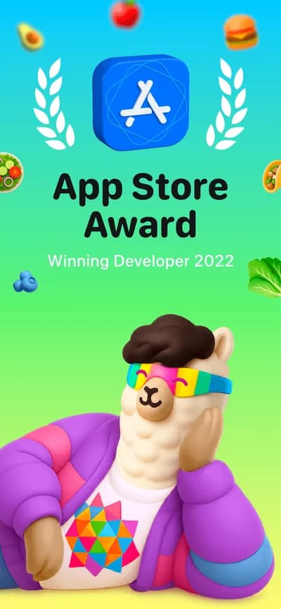 FoodLlama screenshot style