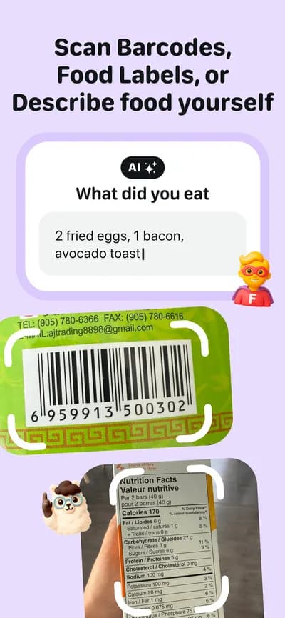 FoodLlama screenshot style