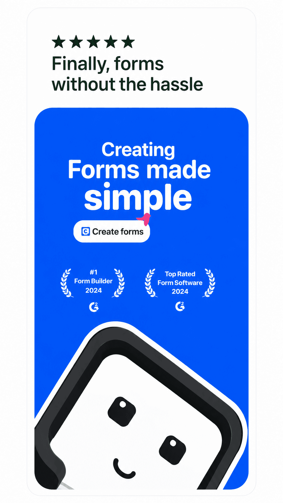 Formbud App Store screenshot style