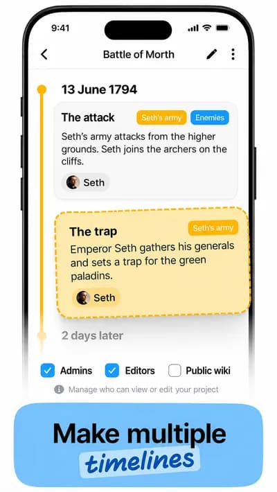 Fortelling screenshot style