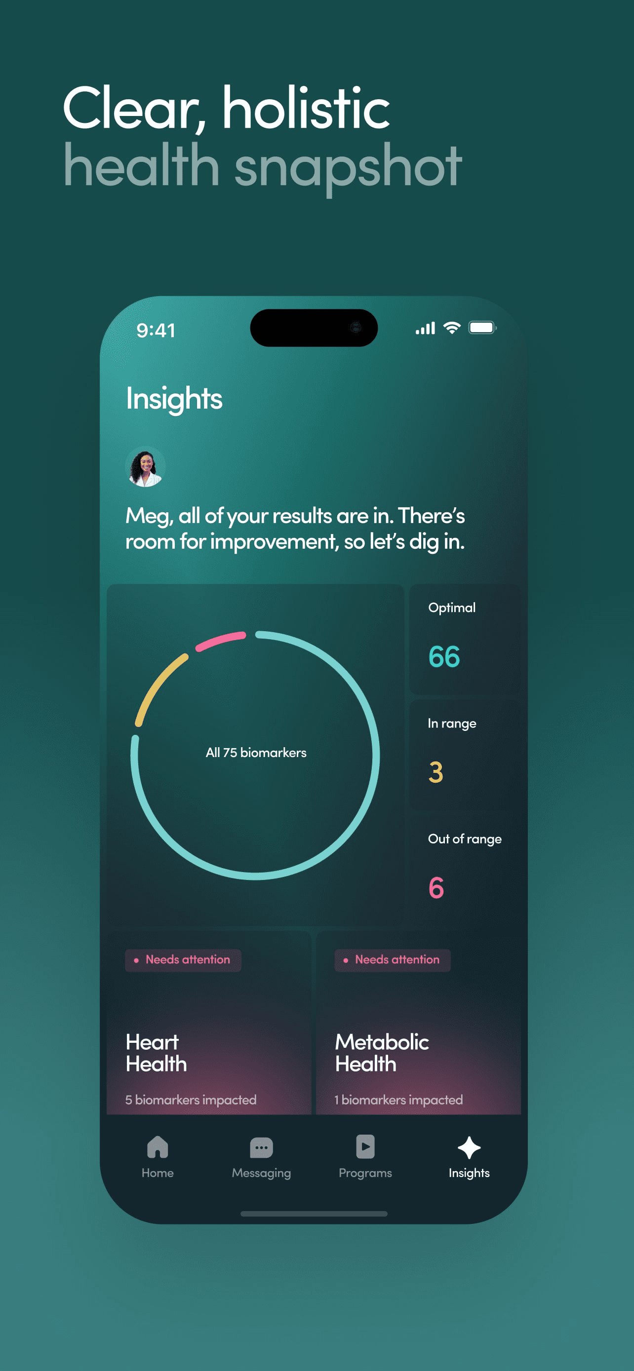 Hers App Store screenshot style