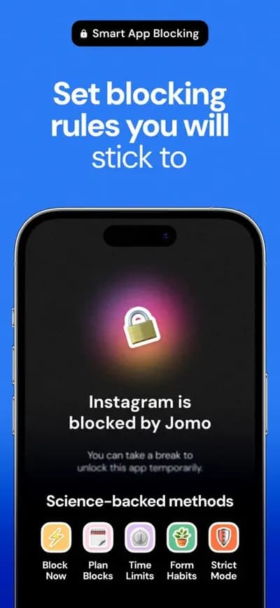 JOMO screenshot style
