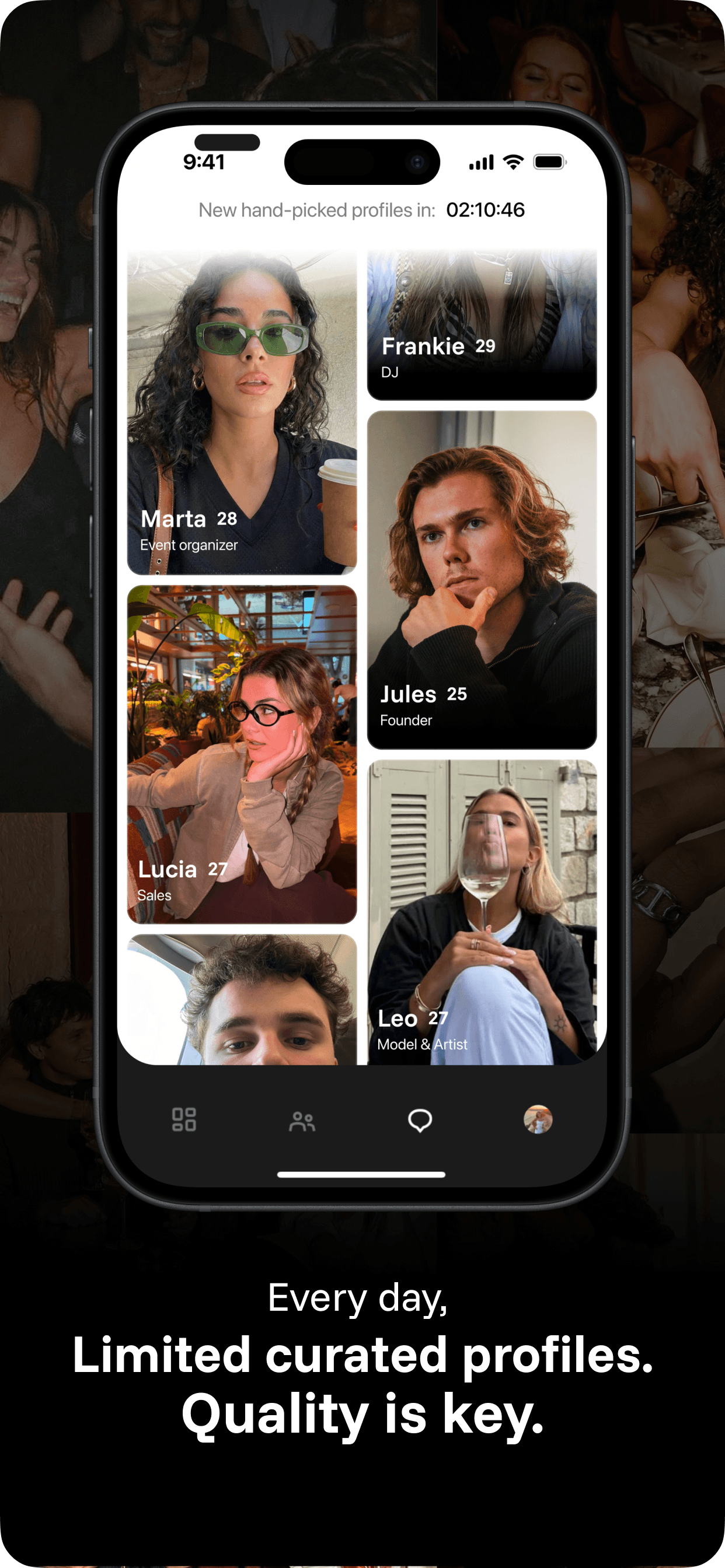 Mate App Store screenshot style