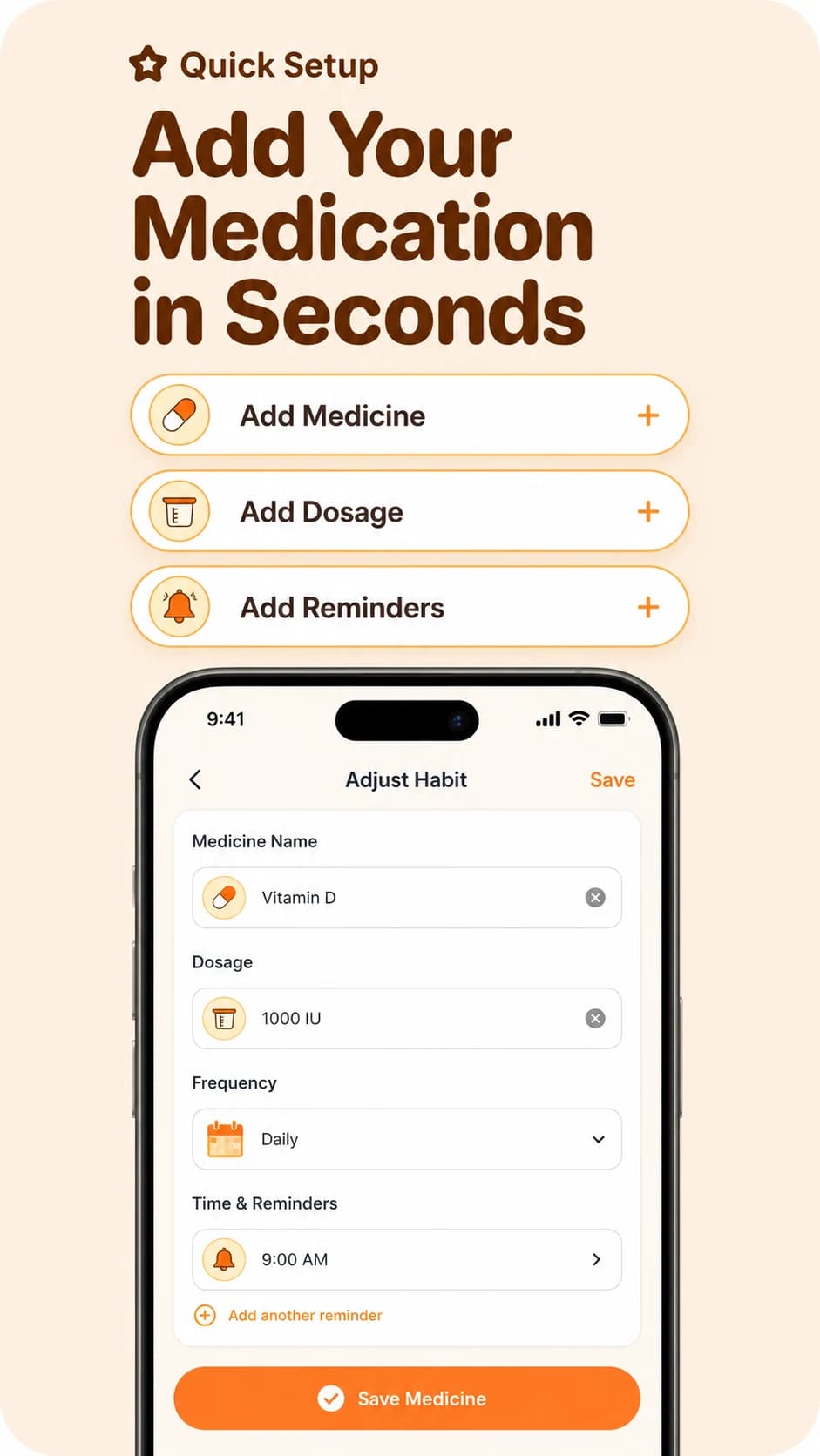 PillPet App Store screenshot style