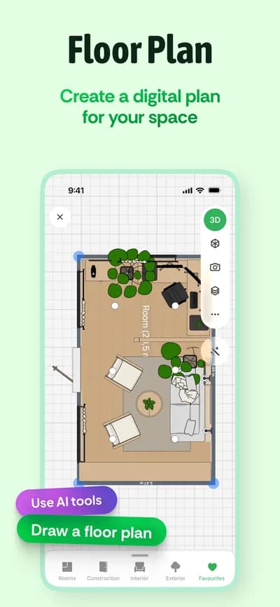 Planner 5D screenshot style