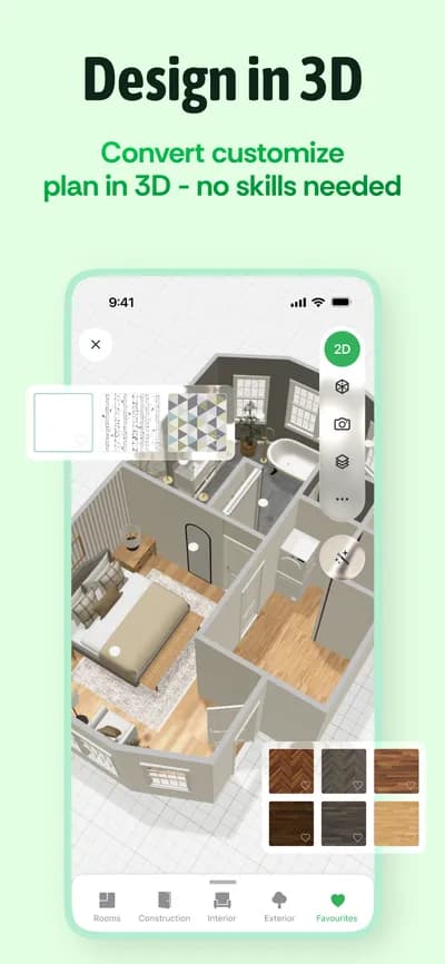 Planner 5D screenshot style