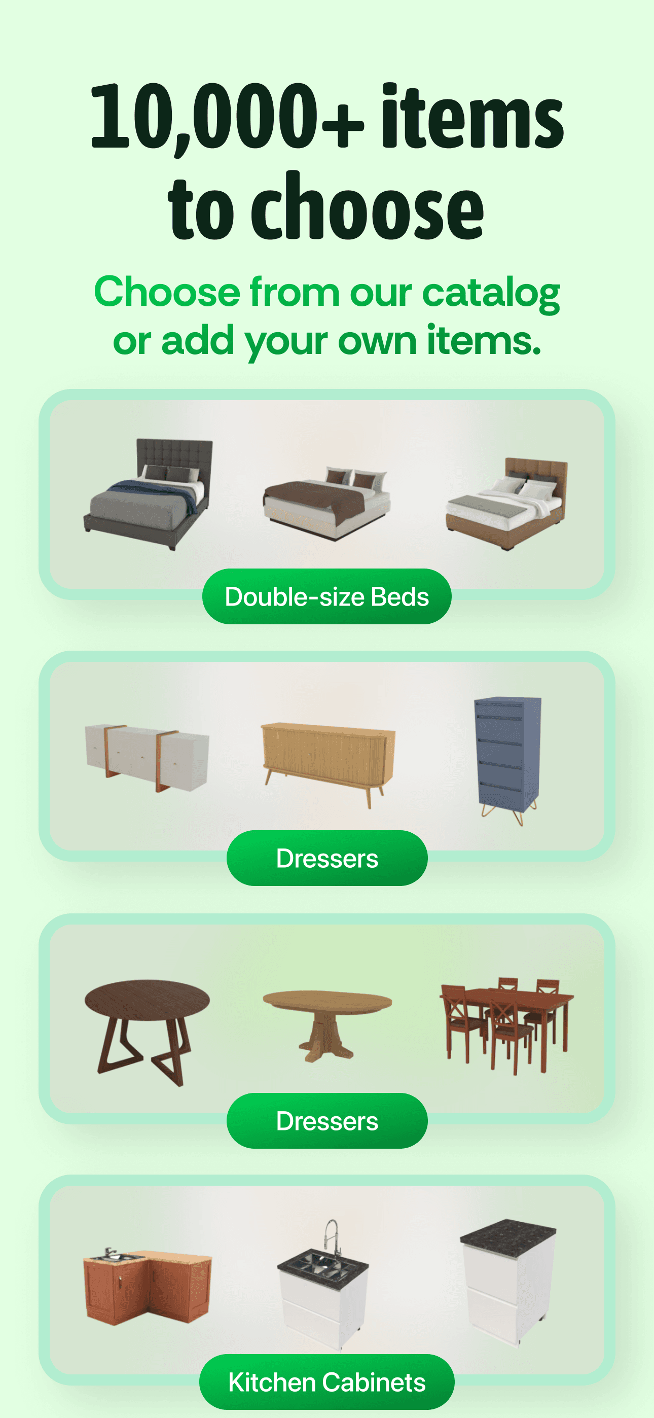 Planner 5D App Store screenshot style