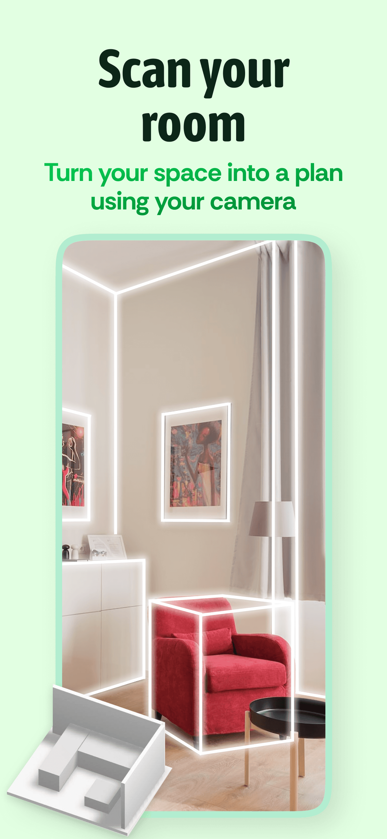 Planner 5D App Store screenshot style