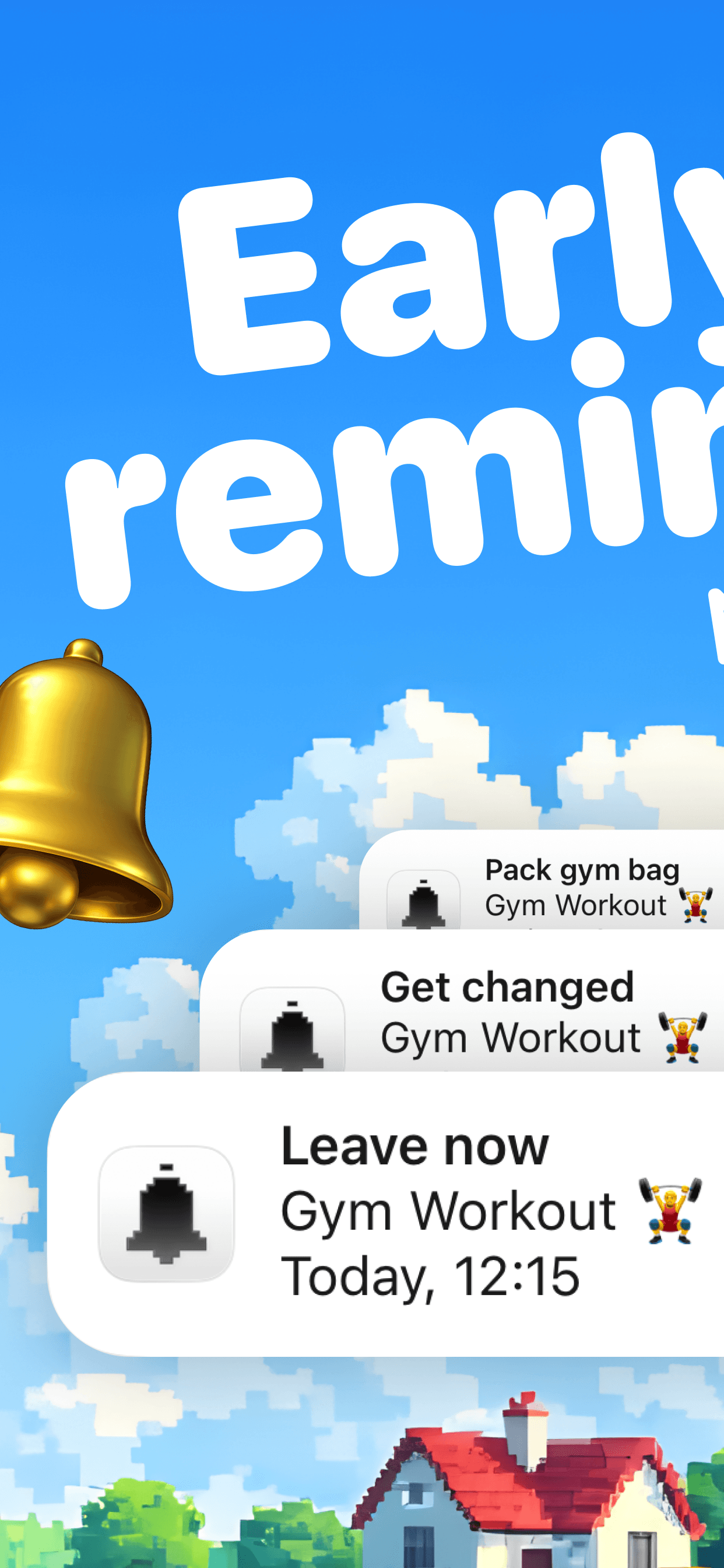 Reminderos App Store screenshot style