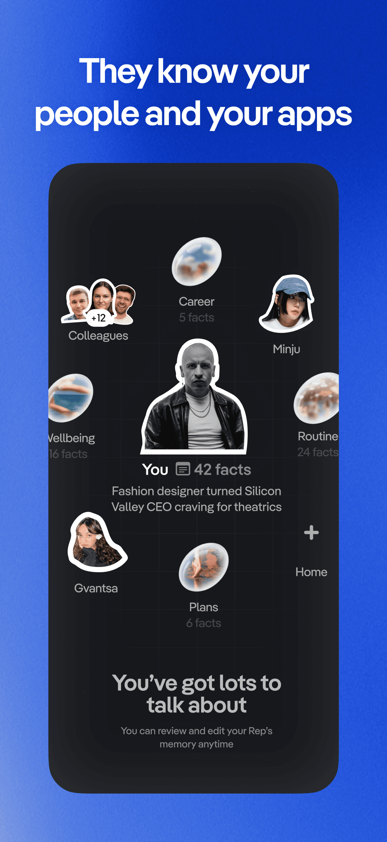 Replika App Store screenshot style