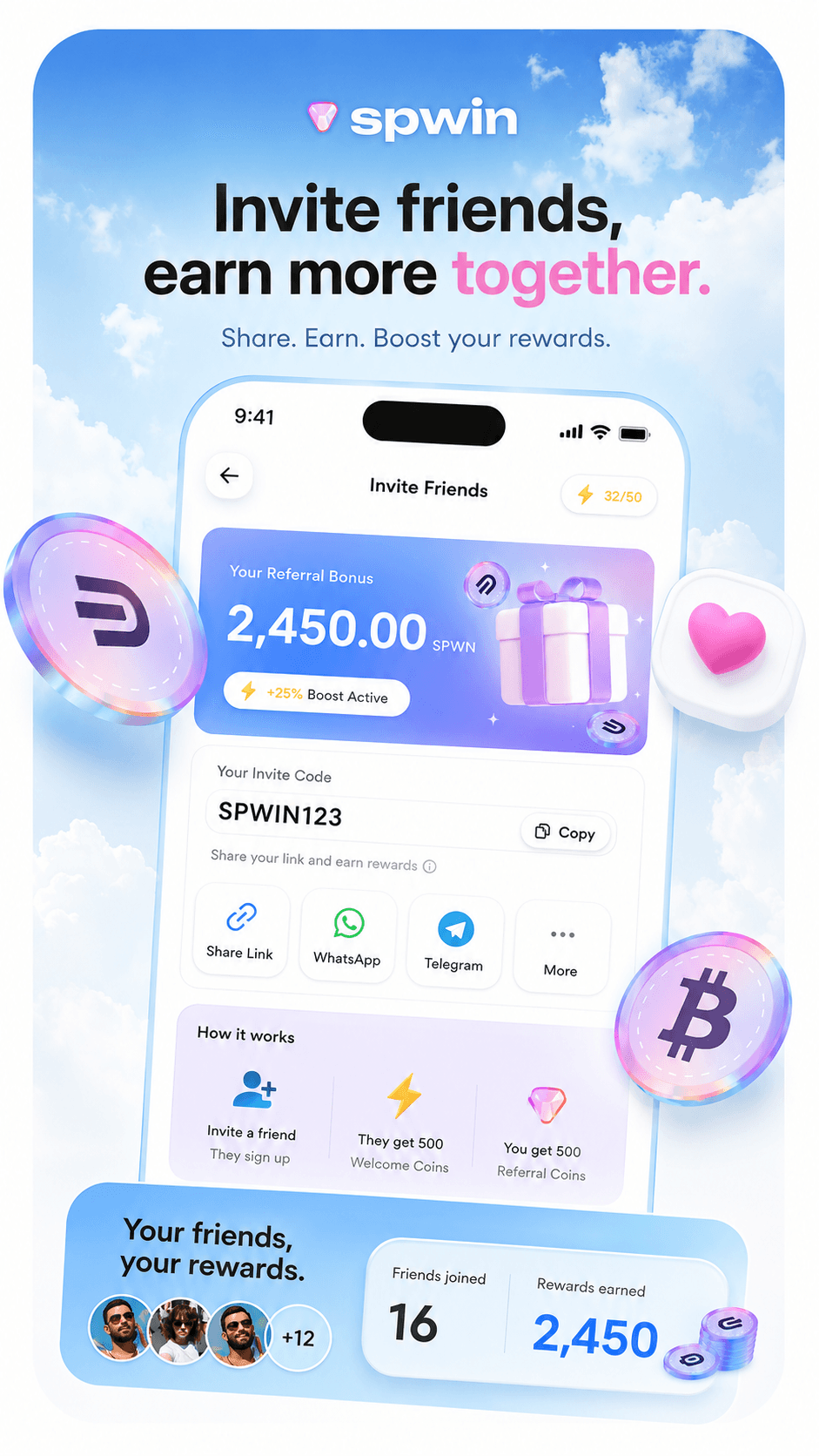 Spwin App Store screenshot style