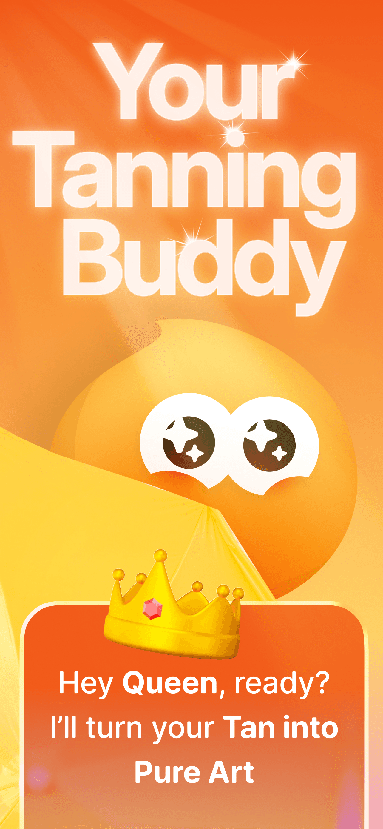 Tan AI App Store screenshot style