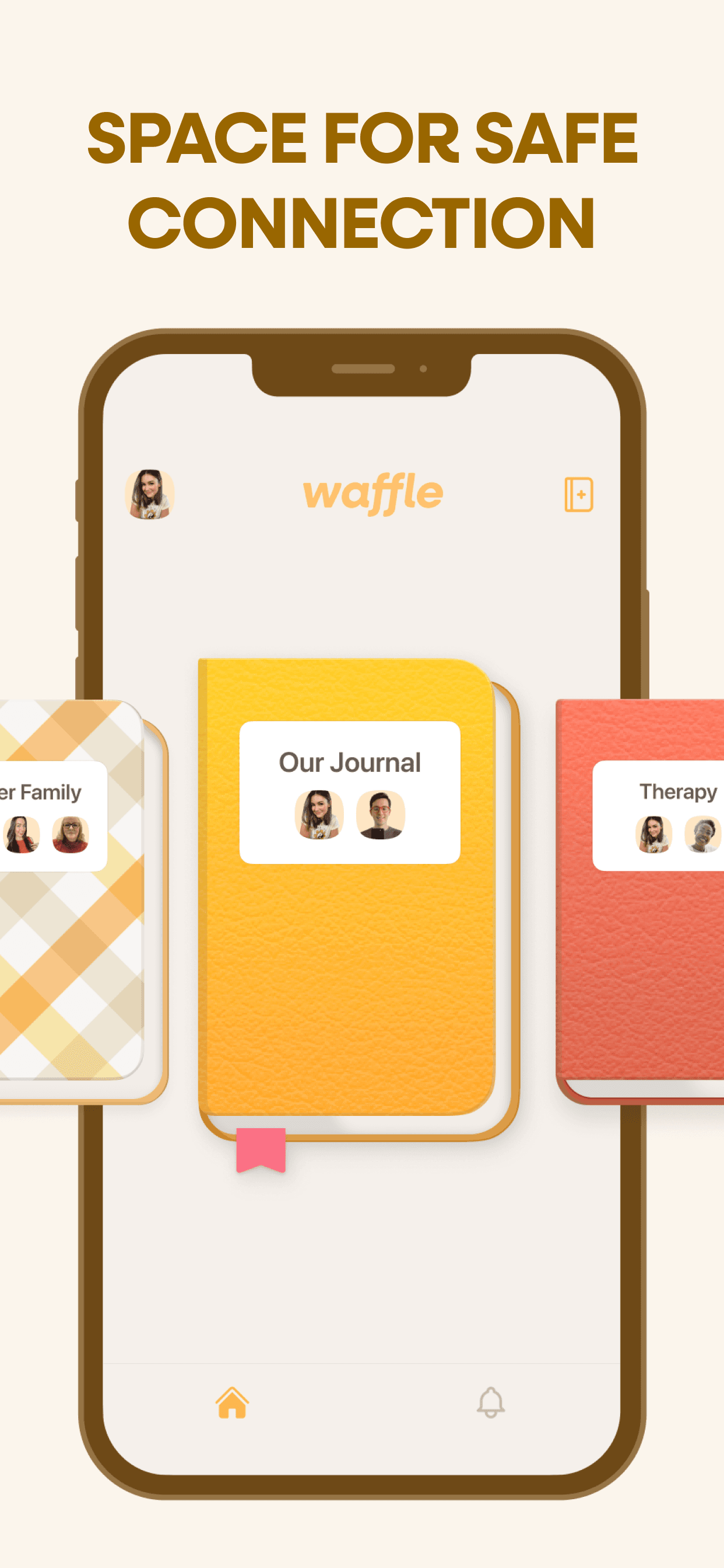 Waffle App Store screenshot style