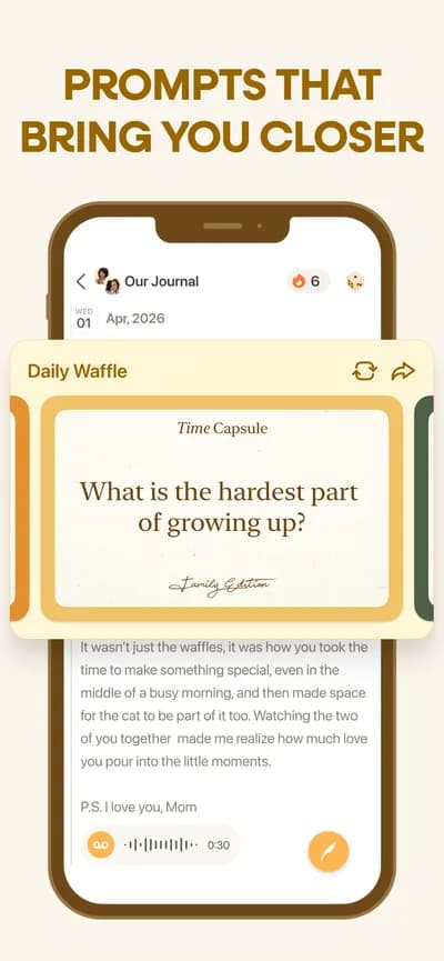Waffle screenshot style