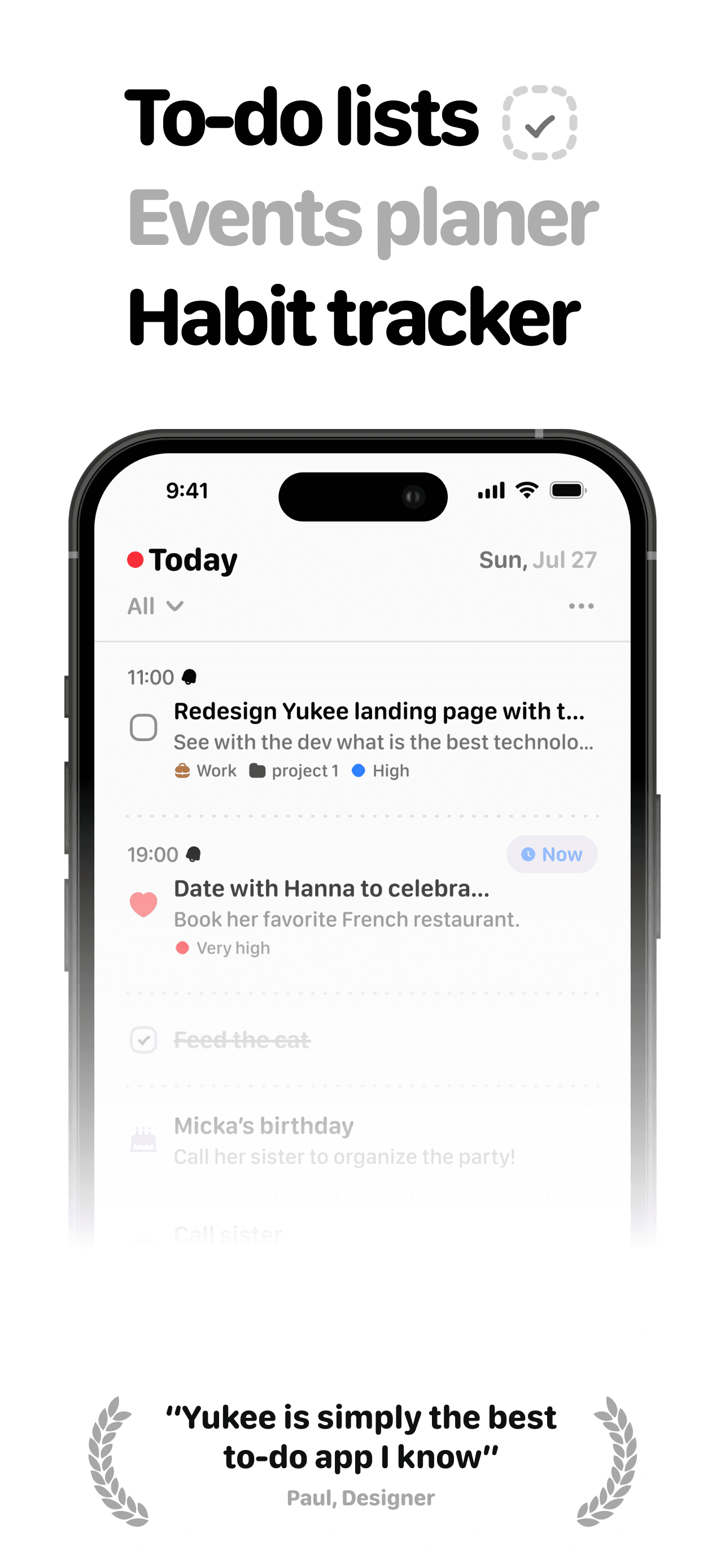 Yukee App Store screenshot style