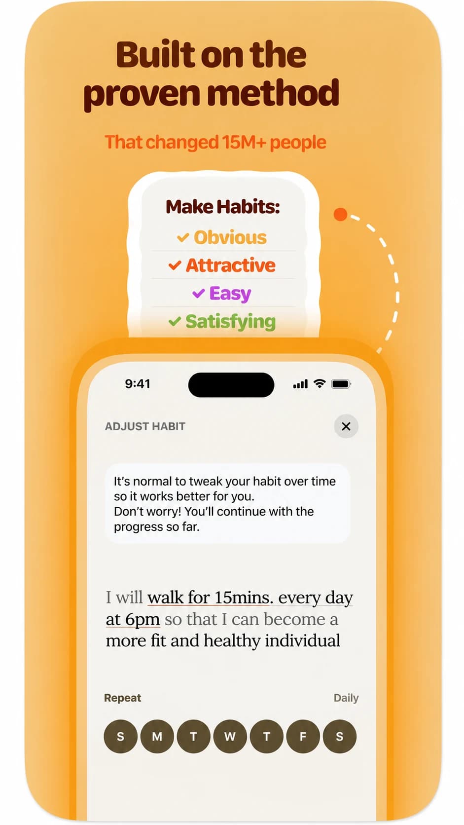 Atoms App Store screenshot style