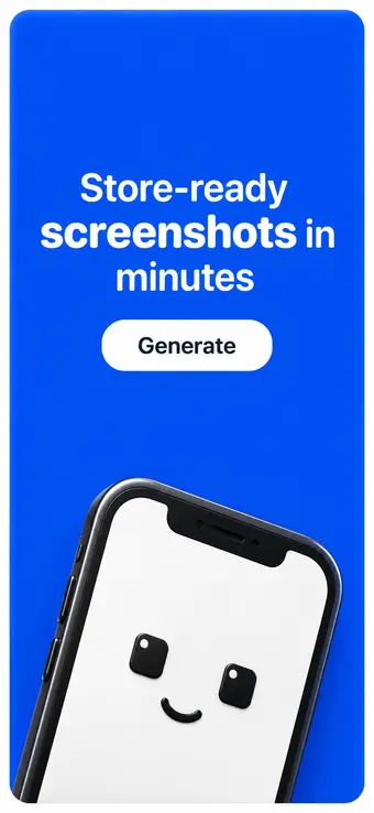 Store-ready screenshots in minutes, Formbud style