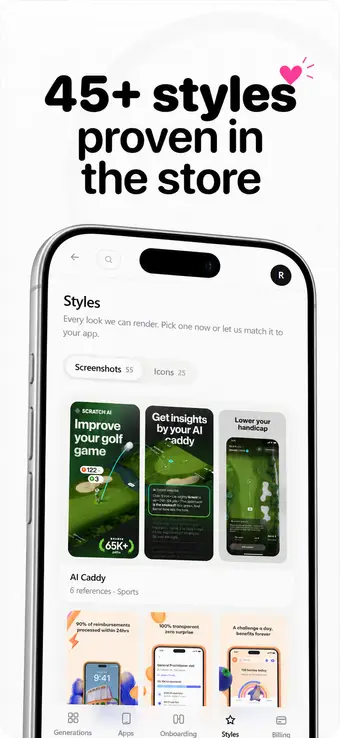 45+ styles proven in the store, Formbud style